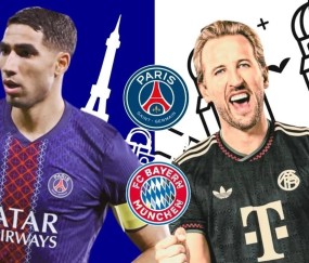 欧冠巅峰对决，巴黎PK拜仁